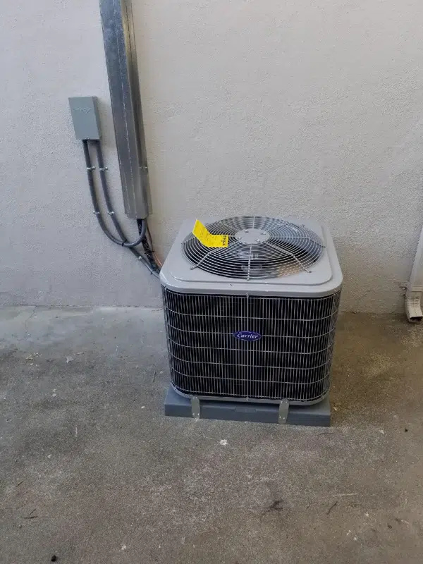 New ac unit installation