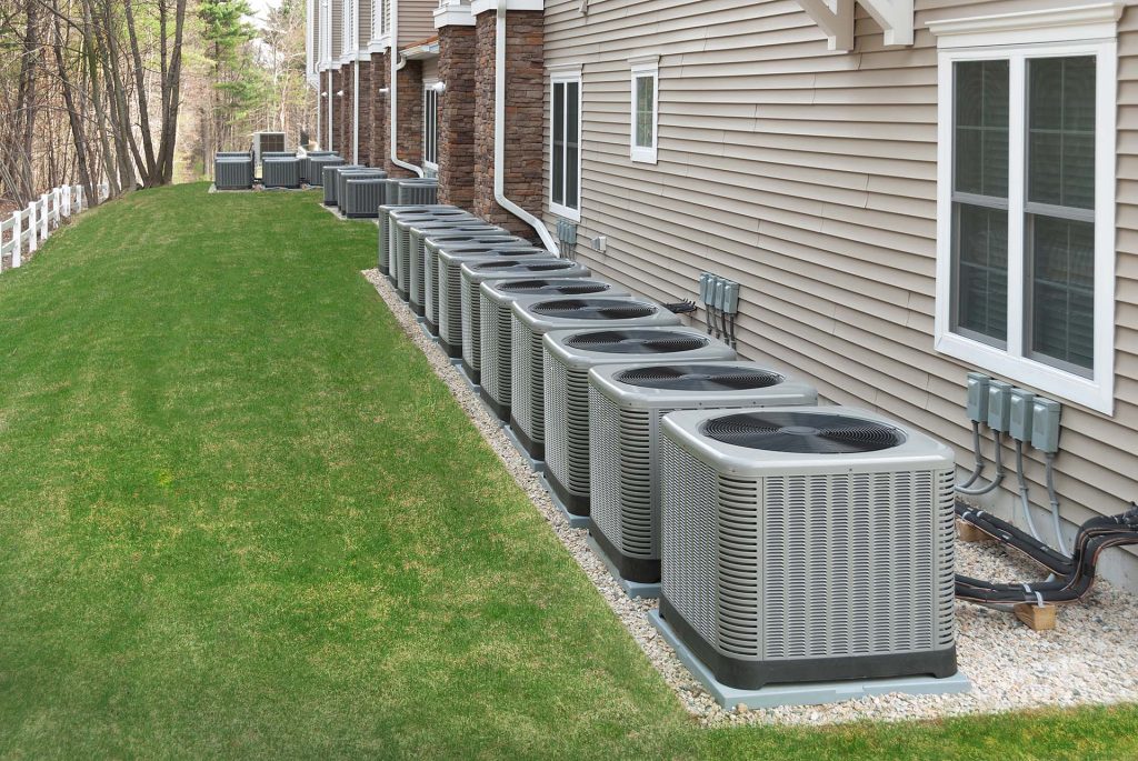 Line of Condensers in an HOA Community