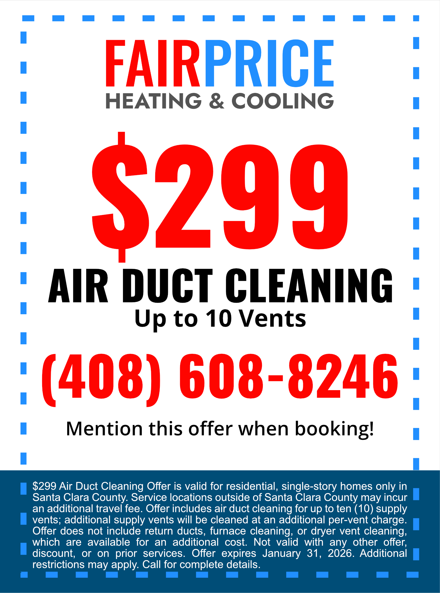 FairPrice Heating & Cooling Santa Clara CA | FairPrice Heating and Cooling
